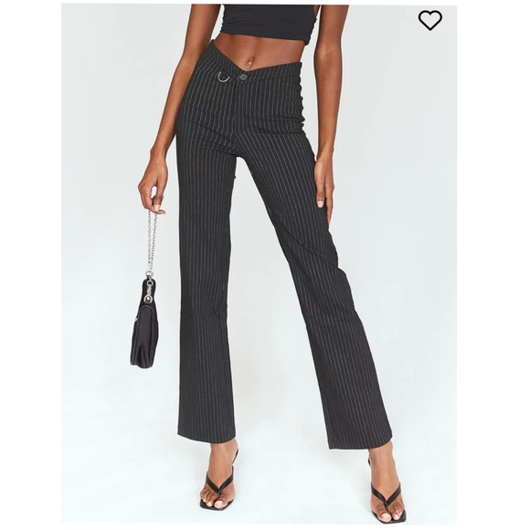 Princess Polly Pants - Princess Polly Billie S Ring Pants - Black